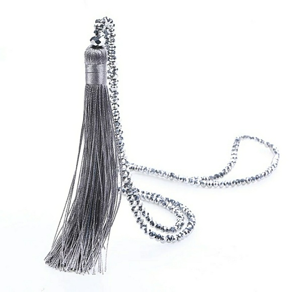 Long Tassel Necklace - Picture 3 of 5